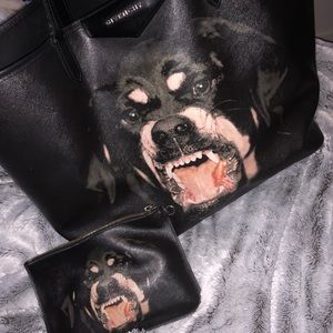 Givenchy Rottweiler Antigona Tote GM W/ Pouch
